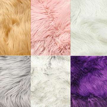 Faux Fur Fluffy Wool Rug Mat Hairy Sofa Floor Home Carpet (COLOR.: KHAKI)