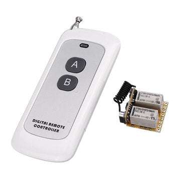DC3.7V/5V/12V 315MHz Wide Voltage 2 Way Remote Control Switch For LED Light Bar Small Motor/Controll