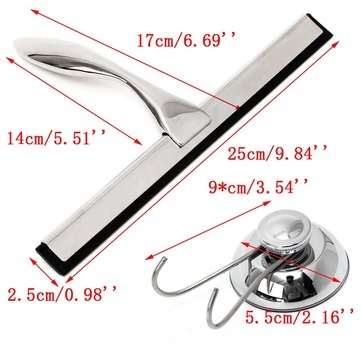 Glass Window Wiper Cleaner Bathroom Shower Squeegee Mirror Screen Tile