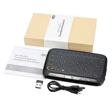 H18 Wireless 2.4GHz Touchpad Mini Keyboard Air Mouse For TV Box MINI PC