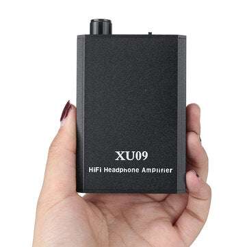 Earphone Amplifier Rechargeable High Performance Stereo XU09 Portable Headphone Amplifier Built-in B