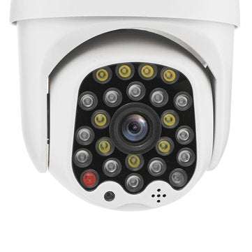 GUUDGO 4X Zoom 23LED 1080P HD Wifi IP Security Camera Outdoor Light & Sound Alarm Night Vision Water