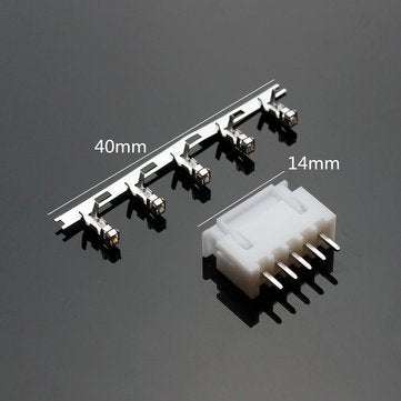 Excellway 10sets of 4S 5Pin 2.54mm Lipo Balance Connector Plug Diy Housing Model Kit