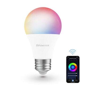 Difeisi DFS-AC-0001 E26 9W WIFI A19 RGB+CCT Smart Bulb 810LM AC100-130V Works with Alexa and Google