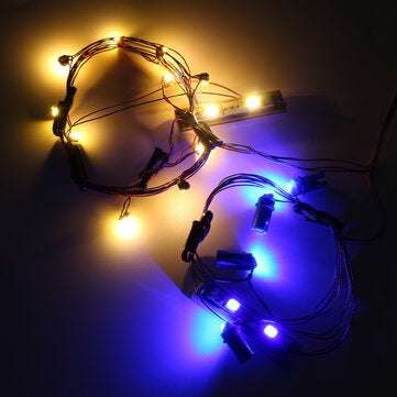 DIY LED Strip Light Kit ONLY For LEGO Technic 42099 4x4 For X-Treme Off-Roader Blue Chassis Car Bric