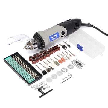HILDA JD3321C 220V 400W Variable Speed Electric Drill with 76Pcs Accessories Electric Grinder Rotary