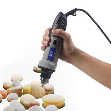HILDA JD3321C 220V 400W Variable Speed Electric Drill with 76Pcs Accessories Electric Grinder Rotary