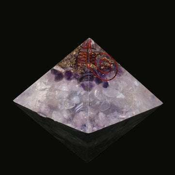 Himalayas Stone Orgone Pyramid Energy Generator Tower Decorations Home Reiki Healing Crystal