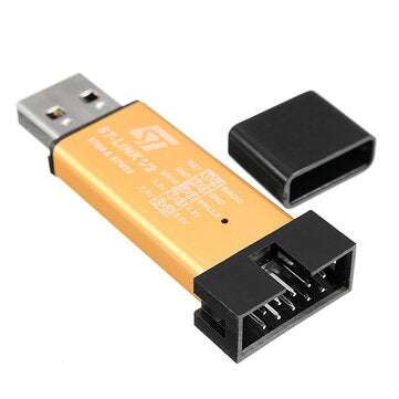 Geekcreit 3.3V 5V XTW ST-LINK V2 STM8 / STM32 Simulator Programmer Downloader Debugger 500MA Fuse