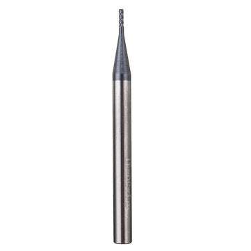Drillpro 5pcs 1mm 4 Flutes End Mill Cutter Tungsten Carbide Milling Cutter CNC Tool