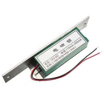 Door Electric Strike Lock  Fail Safe NO Narrow-type Electronic Control 12V DC