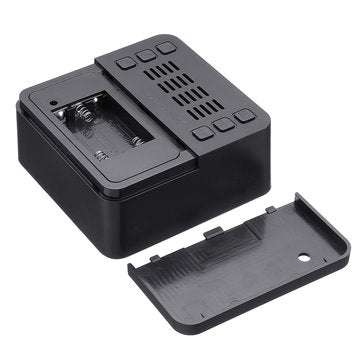 DS-6613 Square HD Mirror Alarm Clock Multifunction Digital Alarm Clock Mute LED Mirror Clock Makeup
