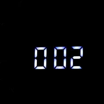 DS-6613 Square HD Mirror Alarm Clock Multifunction Digital Alarm Clock Mute LED Mirror Clock Makeup