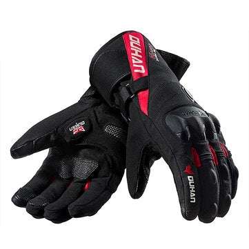 DUHAN Motorcycle Gloves Winter Electric Heating Waterproof Gloves Touch Sc... (SIZE: L | COLOR: RED)