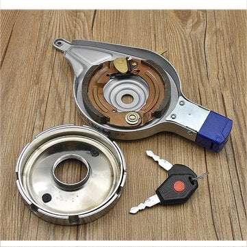 Drum Brake Pads 100 With Key Lock Rear Axle For Electric Bicycle Scooter Accessory