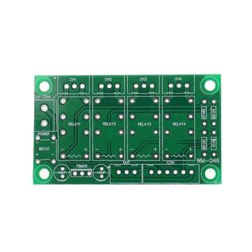 DIY Relay 4-way Audio Input Signal Selector Switching Kit RCA Audio Input Selection Board of Rotary
