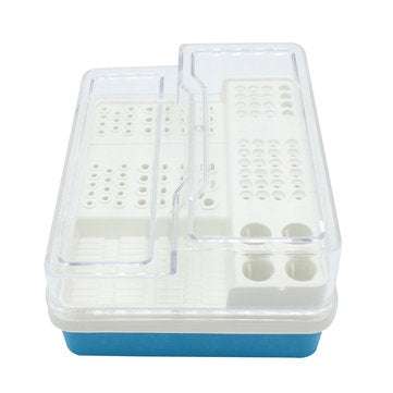 Dental Tools Dental Endo Box Endodontics Disinfection Storage Organizer For RA FG HP