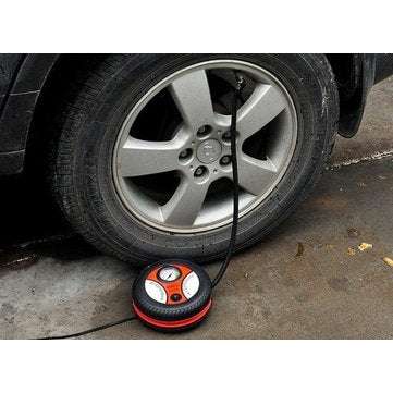 DC 12V Portable Air Compressor Car Bicycle Tire Pump Sports Balls Airbeds Inflatable Toys Air Pump +