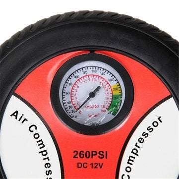 DC 12V Portable Air Compressor Car Bicycle Tire Pump Sports Balls Airbeds Inflatable Toys Air Pump +