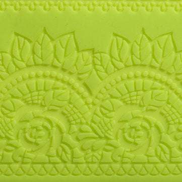 Large Silicone Lace Flower Mat Embosser Fondant Cake Mold Flower Pattern Baking Tools