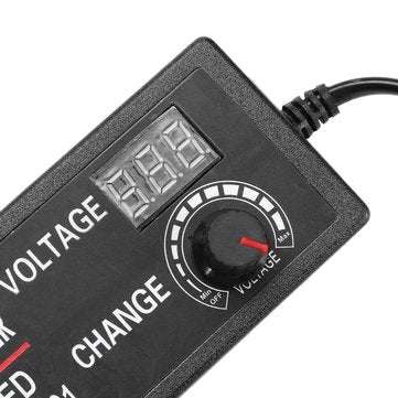 Excellway 9-24V 3A 72W AC/DC Adapter Display Adajustable Power Adapter Switching Power Supply UK