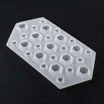 DIY Diamond Resin Casting Molds Silicone Jewelry Pendant Craft Making Mould