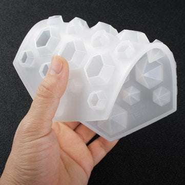 DIY Diamond Resin Casting Molds Silicone Jewelry Pendant Craft Making Mould