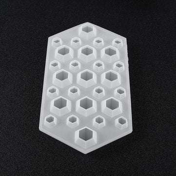 DIY Diamond Resin Casting Molds Silicone Jewelry Pendant Craft Making Mould