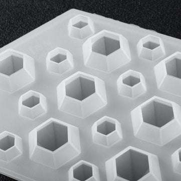 DIY Diamond Resin Casting Molds Silicone Jewelry Pendant Craft Making Mould