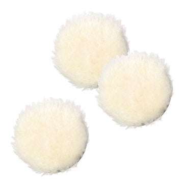 MATCC 4pcs 6 Inch Polishing Buffer Pad Polishing Bonnets Lambs Wool With M14 Drill Adapter