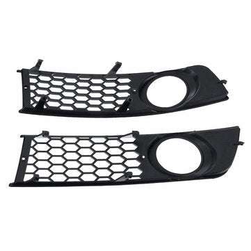 Honeycomb Hex Mesh Frnot Fog Light Open Vent Grill Grille For AUDI A4 B6 2001-2005