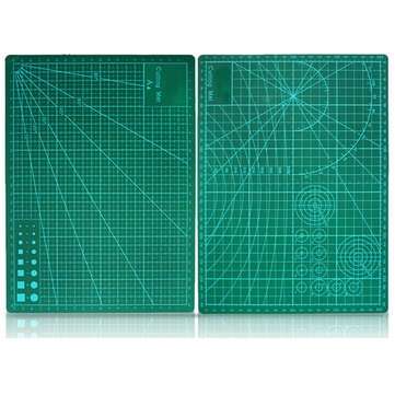 Double Sided Green Cutting Mat Board A4 Size Pad Model Healing Design Craft Tool