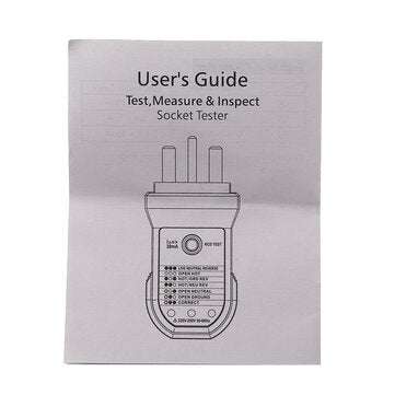 FUYI FY1872 EU Socket Tester Circuit Polarity Voltage Detector Wall Plug Breaker Finder RCD Test