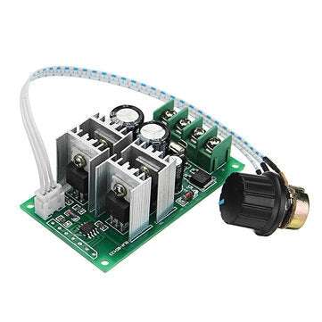DC 6-60V 30A PWM DC Motor Speed Regulator High Power Speed Controller 6V 12V 24V 36V 48V 60V Support