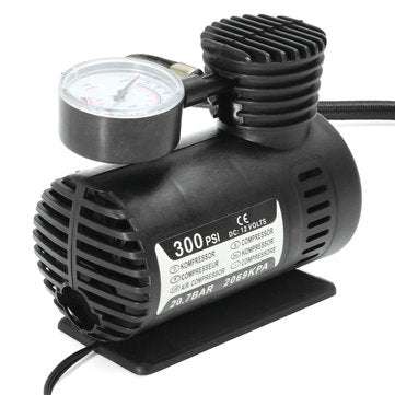 DC 12V 300Psi Portable Air Compressor Pump Tyre Inflator Electric Portable Pressure Pump