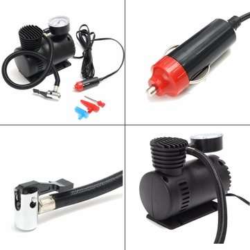 DC 12V 300Psi Portable Air Compressor Pump Tyre Inflator Electric Portable Pressure Pump