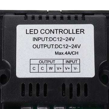 DC 12V-24V LED Light Dimmer Controller Switch Wall Mounted Sensitive Touch Panel Dimmer Switch