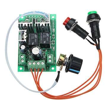 DC 5-30V 10A 300W PWM DC Motor Speed Regulator Speed Controller 6V 12V 24V Positive And Reverse Swit