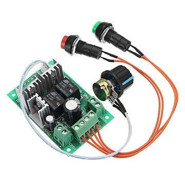 DC 5-30V 10A 300W PWM DC Motor Speed Regulator Speed Controller 6V 12V 24V Positive And Reverse Swit