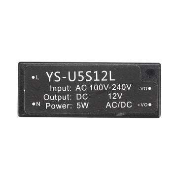 ESHION 3pcs B-U5S12L 12V 400mA Glue Power Module 5W 12V Small Instrument Small Volume Glue Power Sup