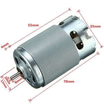 DC 6-14.4V RS-550 Motor For Various Cordless Screwdriver Makita Bosch Motors