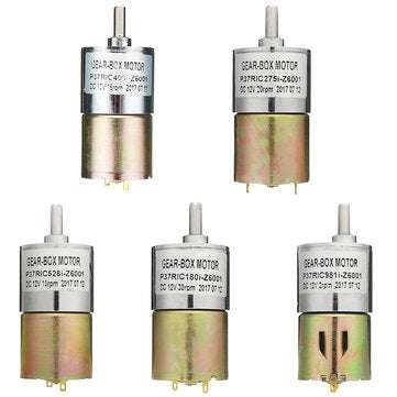 DC 12V 2RPM/10RPM/15RPM/20RPM/30RPM Speed Gear Reduction High Torque Gear Motor (SIZE: 30)