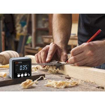 ETOPOO 4*90 Updated Precision Digital Protractor Inclinometer Level Box Digital Angle Finder Bevel