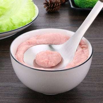DIY Creative Meat Fish Rice Ball Maker Stainless Steel Kitchen Mold Soup Spoon Gadget