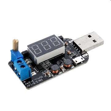 DC 5V to 3.3V/9V/12V/18V/24V USB Adjustable Buck-boost Power Supply Voltage Regulator Module DPL Dis
