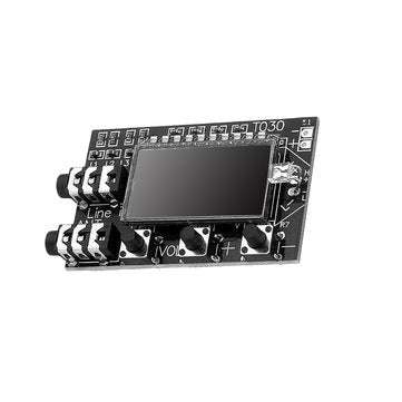 Digital LCD Dual Channel FM Stereo Transmitter Wireless Audio Transmission Module Frequency 76MHz-10