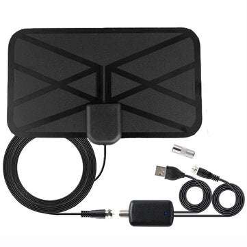 Digital HDTV Antenna Indoor 1500 Miles with Amplifier Signal Booster DVB-T2 ISDB Satellite Dish Rece