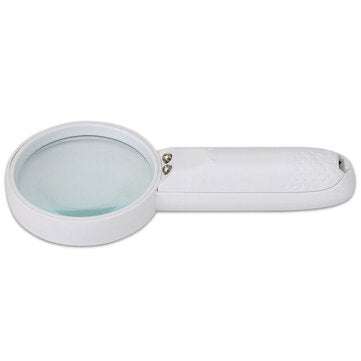 Deli 9098 Portable Magnifier Children`s Optical Magnifier with LED Night Light 3.5x Magnifying Glass