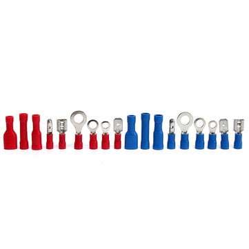 Excellway EC09 358Pcs Insulated Electrical Wire Terminals Crimp Connector Butt Spade Kit
