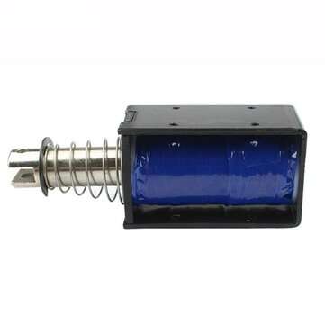 DC 12V 2.8A 33.6W Pull Stroke 25mm Starting Force 7.4KG High Power Solenoid Lock